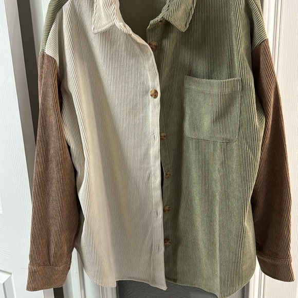 Sold - Fall color block jacket - Picture 3 of 5